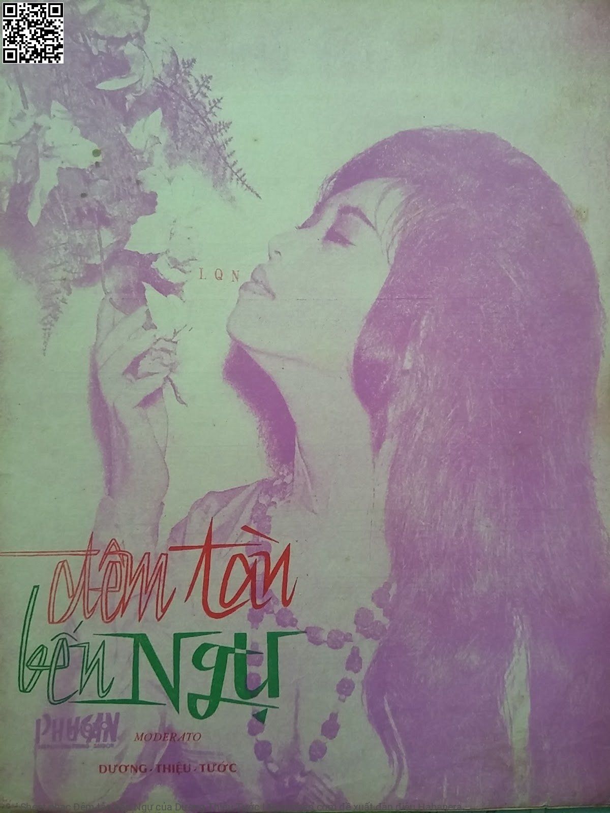 Page 3 of Sheet music PDF Đêm tàn bến Ngự - Dương Thiệu Tước