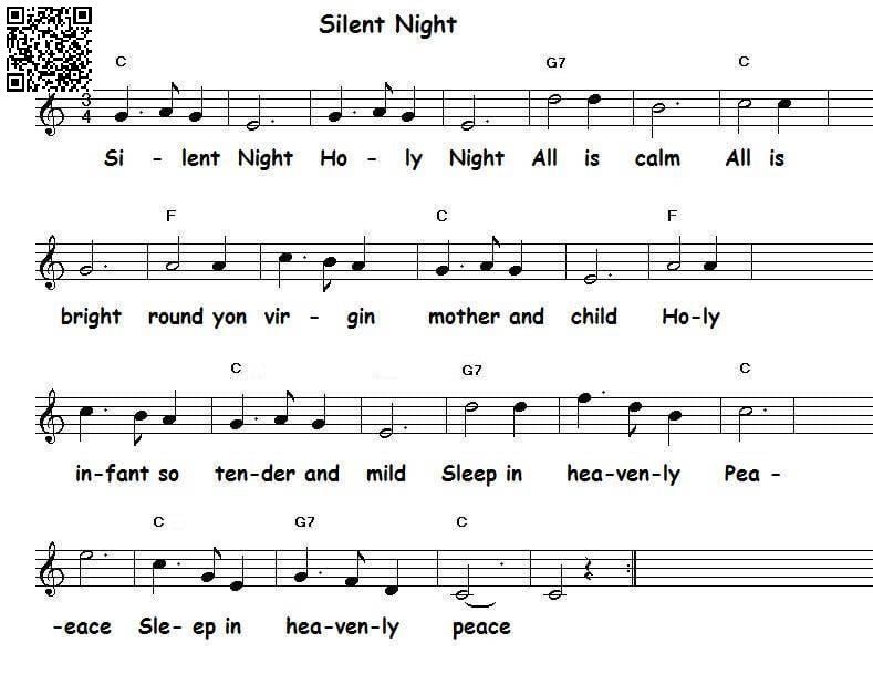 Page 5 of Sheet music PDF Đêm Thánh vô cùng (Silent Night) - Franz Xaver Gruberto