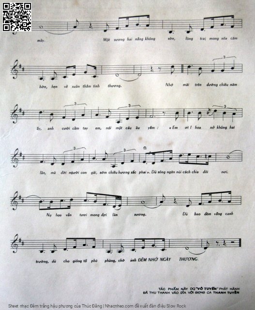 Page 3 of Sheet music PDF Đêm trắng hậu phương - Thúc Đăng