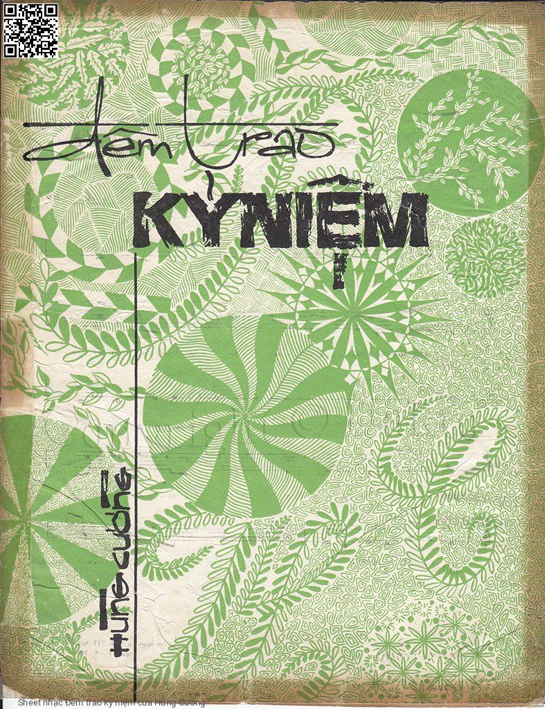 Page 1 of Sheet music PDF Đêm trao kỷ niệm - Hùng Cường