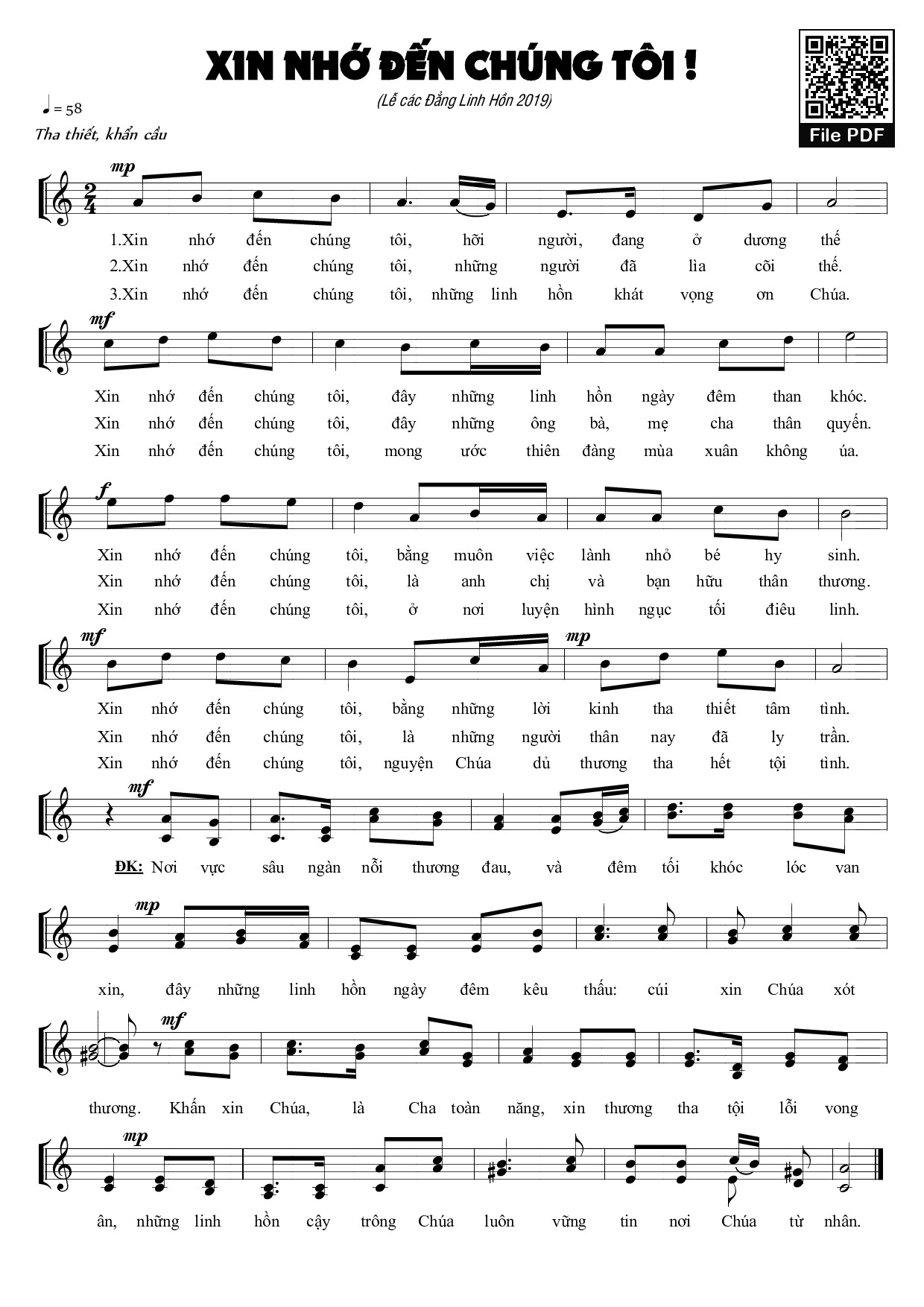 Xin Nhớ đến Chúng Tôi