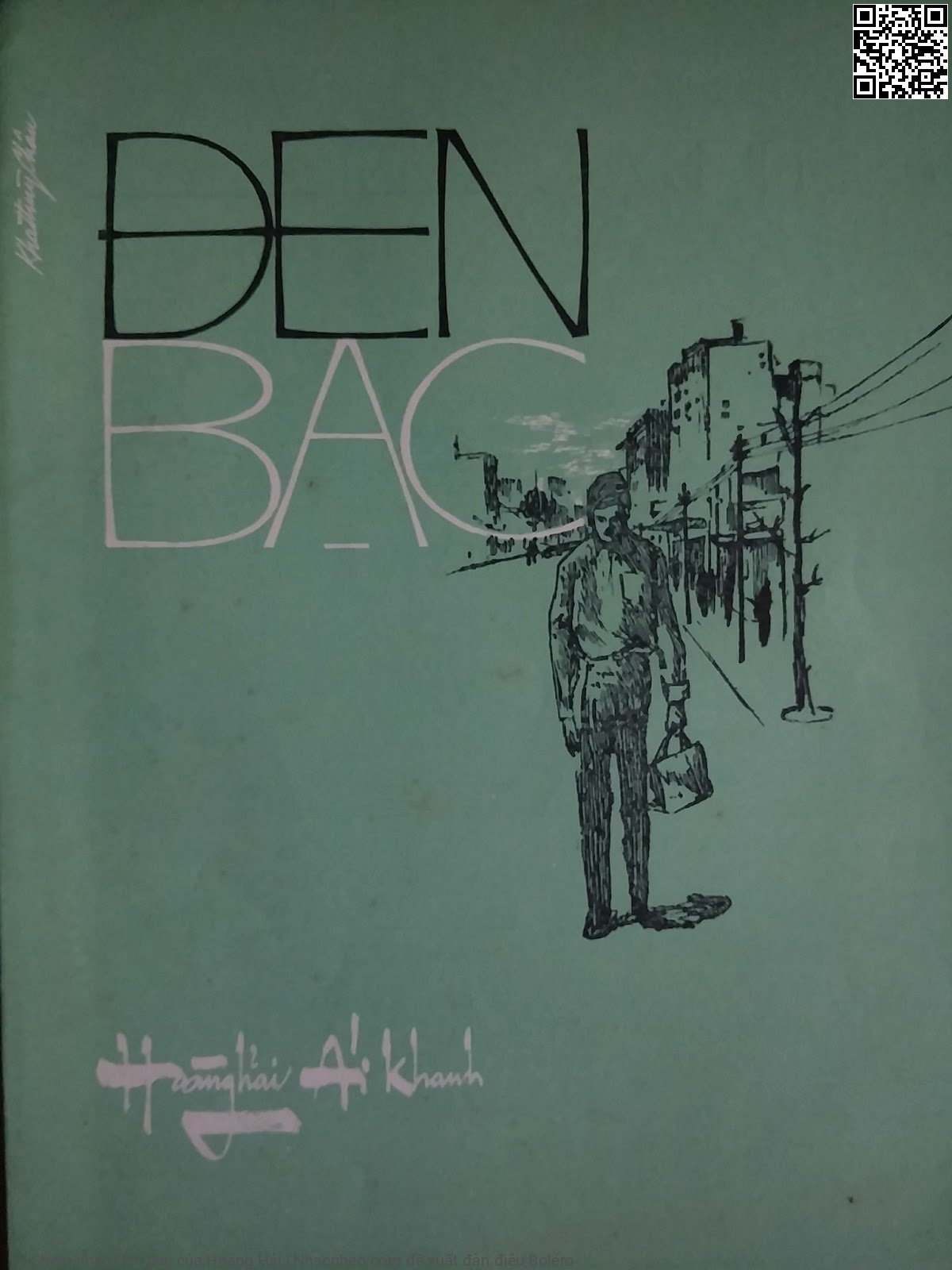 Page 1 of Sheet music PDF Đen bạc - Hoàng Hải