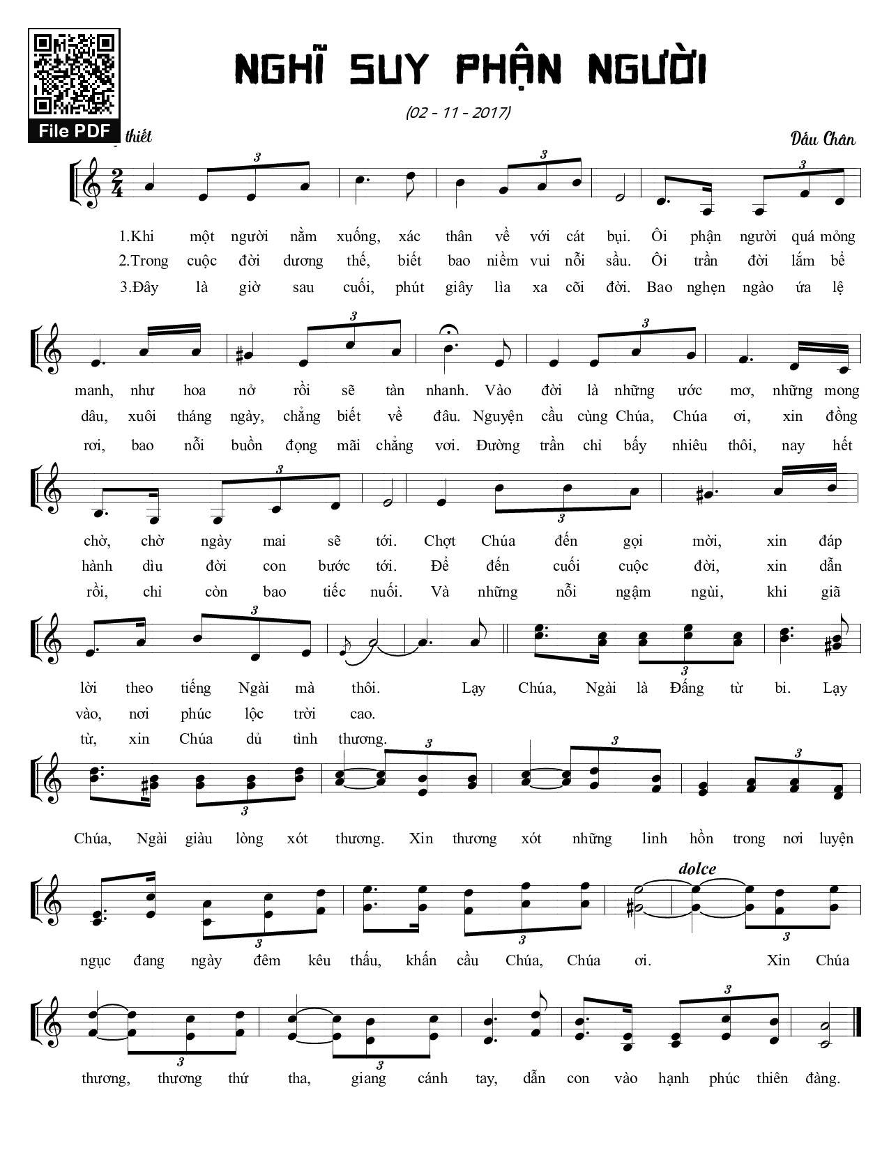 Nghĩ Suy Phận Người