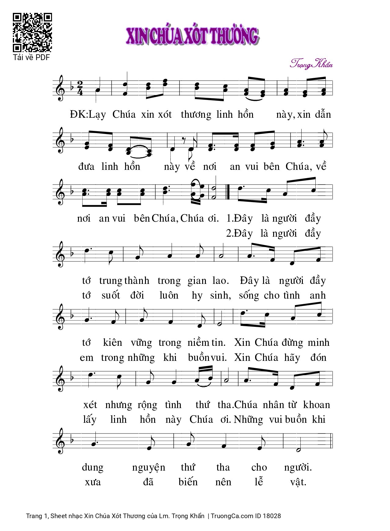 Xin Chúa Xót Thương