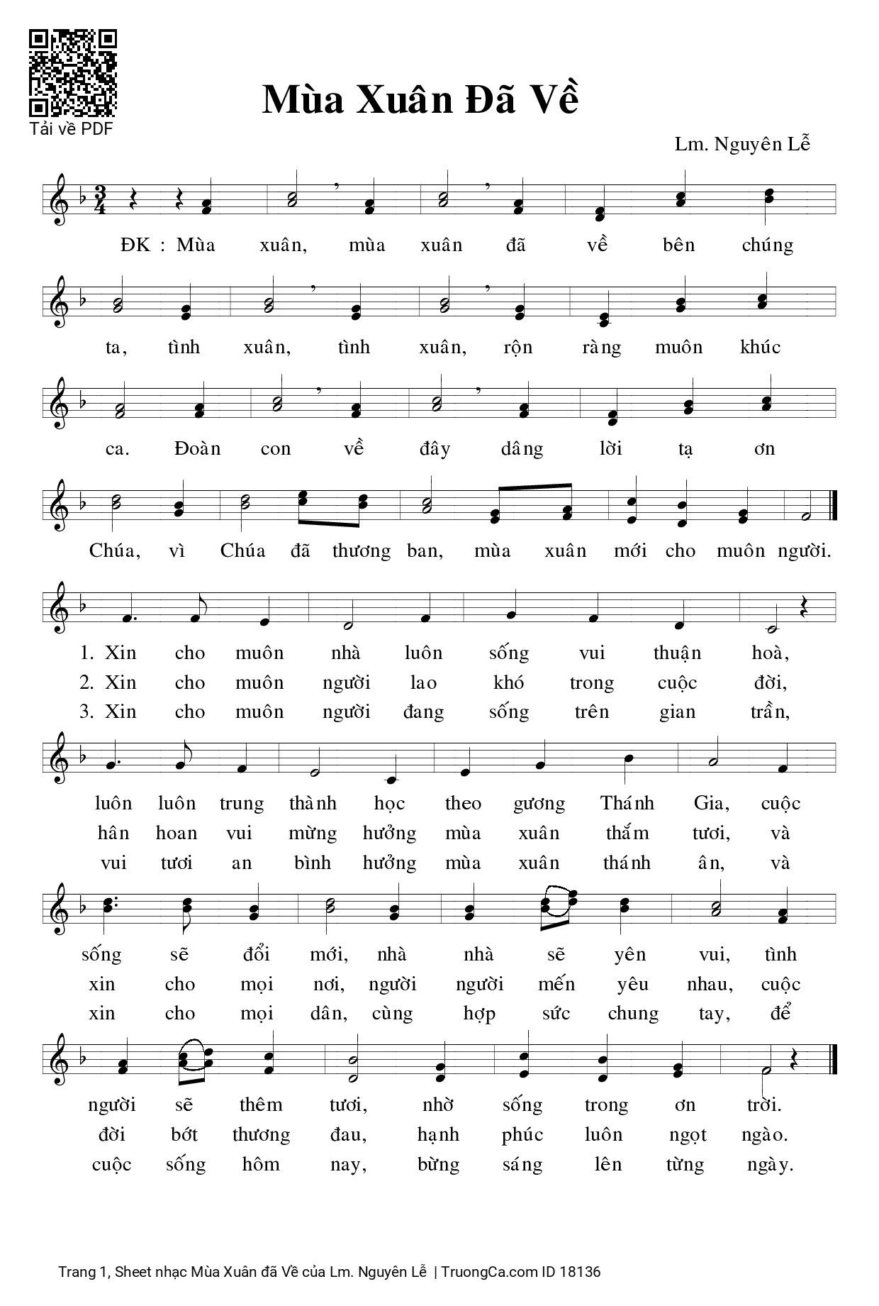 Mùa Xuân đã Về