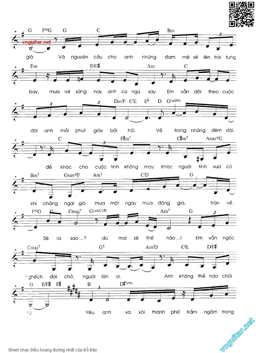 Page 2 of Sheet music PDF Điều hoang đường nhất - Đỗ Bảo