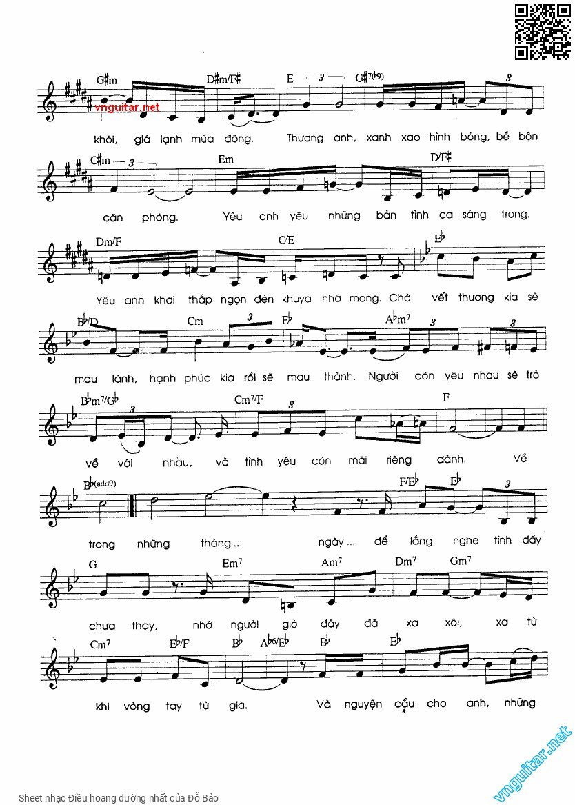 Page 3 of Sheet music PDF Điều hoang đường nhất - Đỗ Bảo