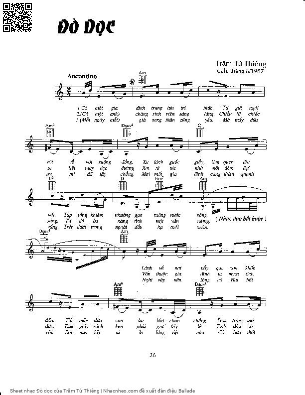 Đò dọc - Trầm Tử Thiêng