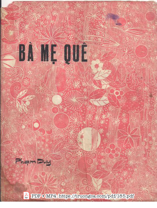 Bà mẹ quê - Phạm Duy