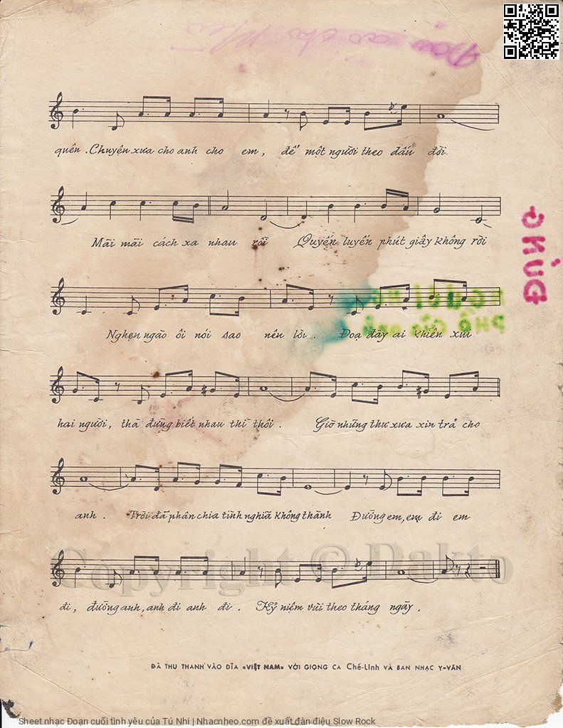 Page 3 of Sheet music PDF Đoạn cuối tình yêu - Tú Nhi