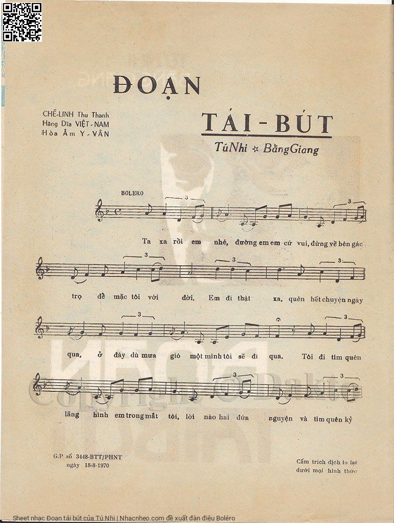 Page 2 of Sheet music PDF Đoạn tái bút - Tú Nhi