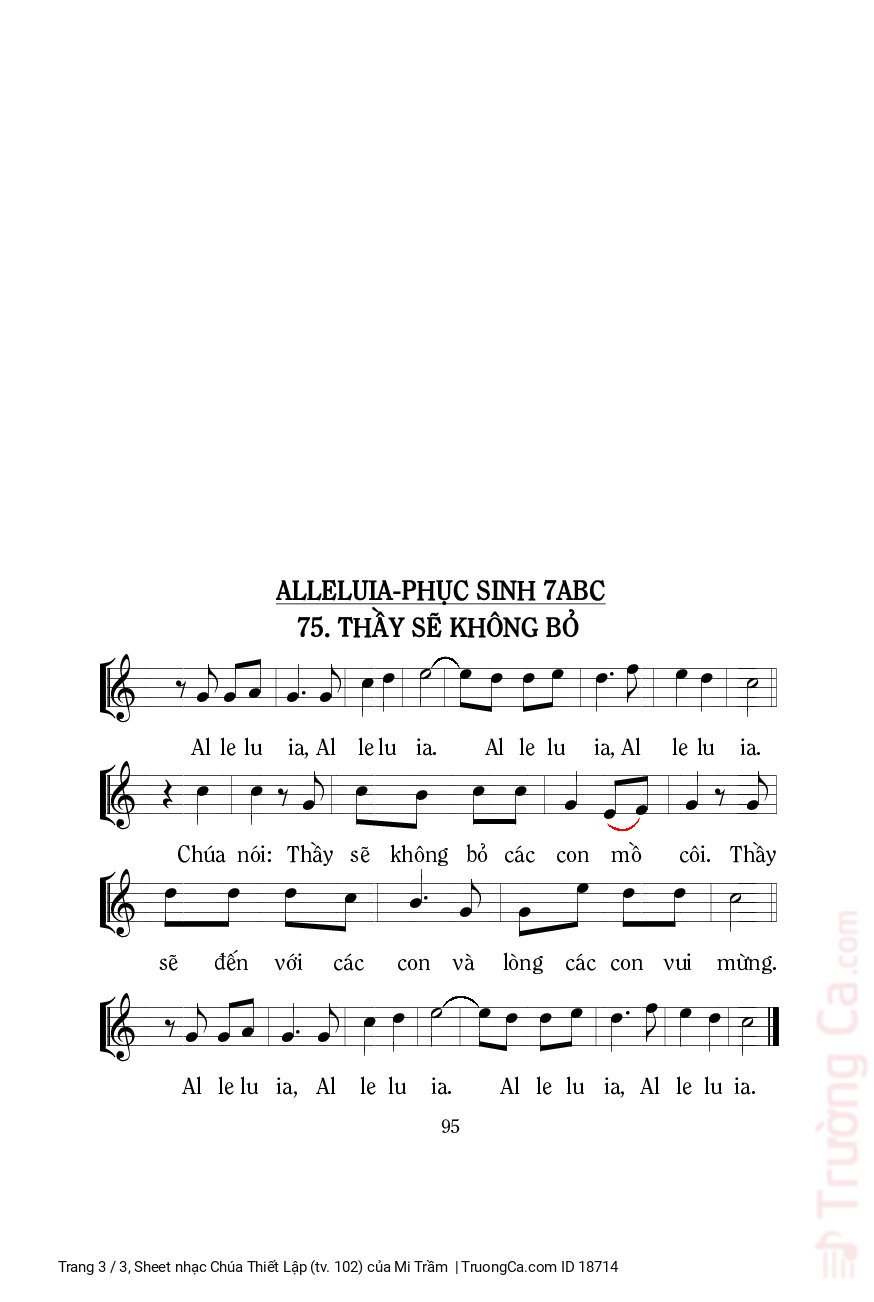 Page 3 of Sheet music PDF Chúa Thiết Lập (tv. 102) - Mi Trầm