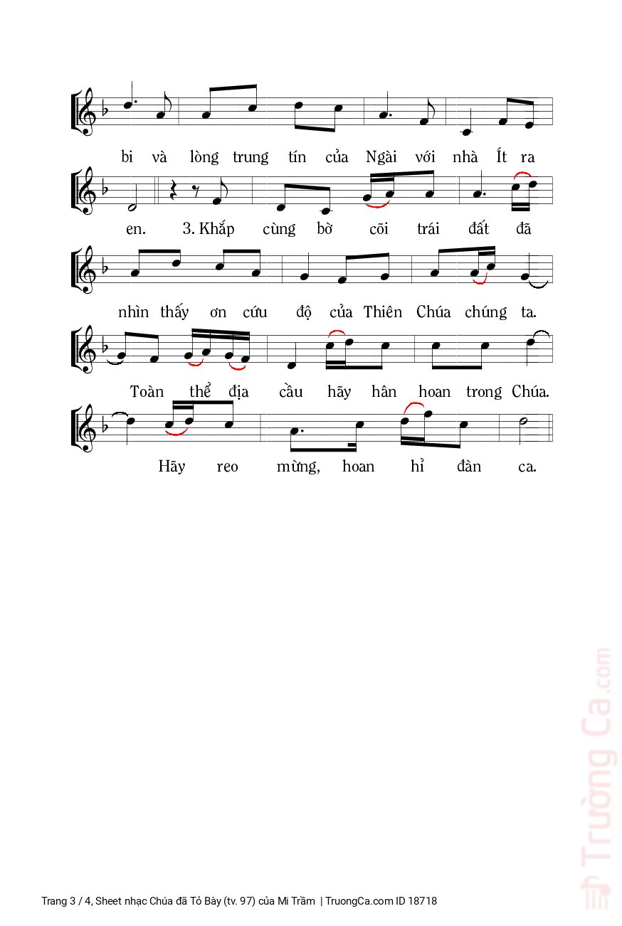 Chúa đã tỏ bày ơn Ngài cứu độ trước mặt chư dân, Trang 3