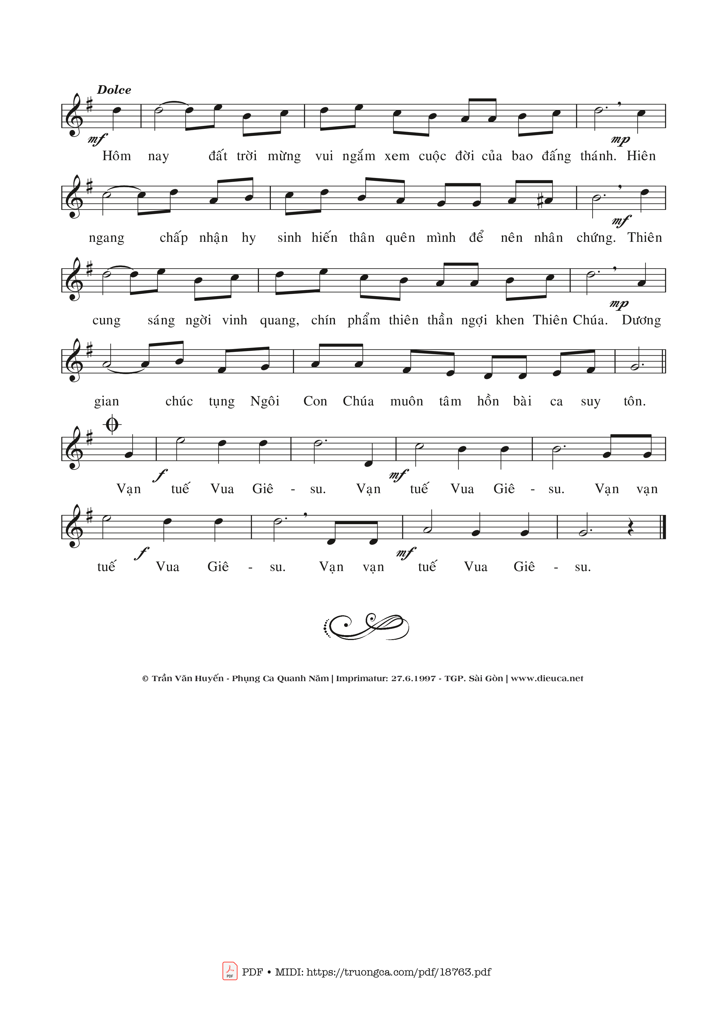 Nào cùng vui trong Thiên Chúa nào cùng hát ca tưng bừng, Trang 3