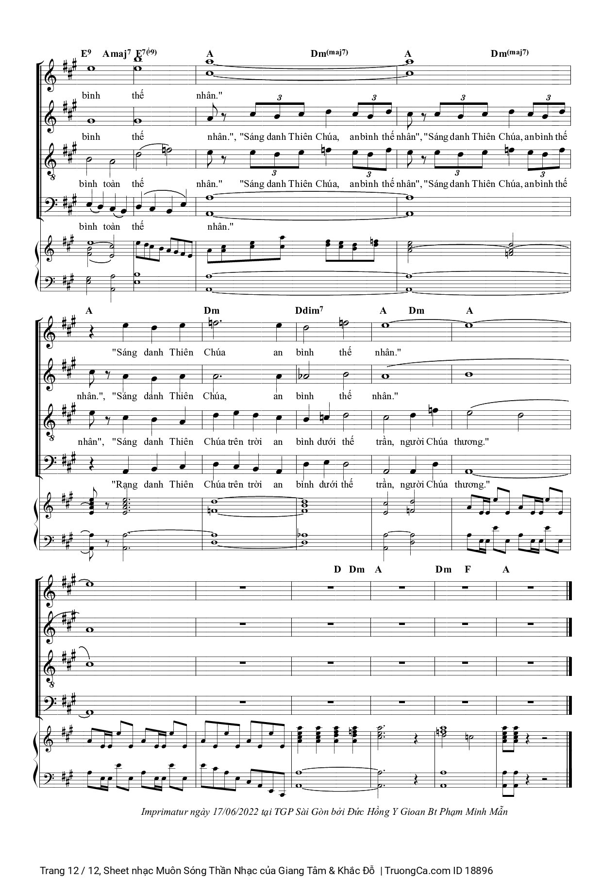 Muôn sóng thần nhạc Muôn sóng thần nhạc, Trang 12