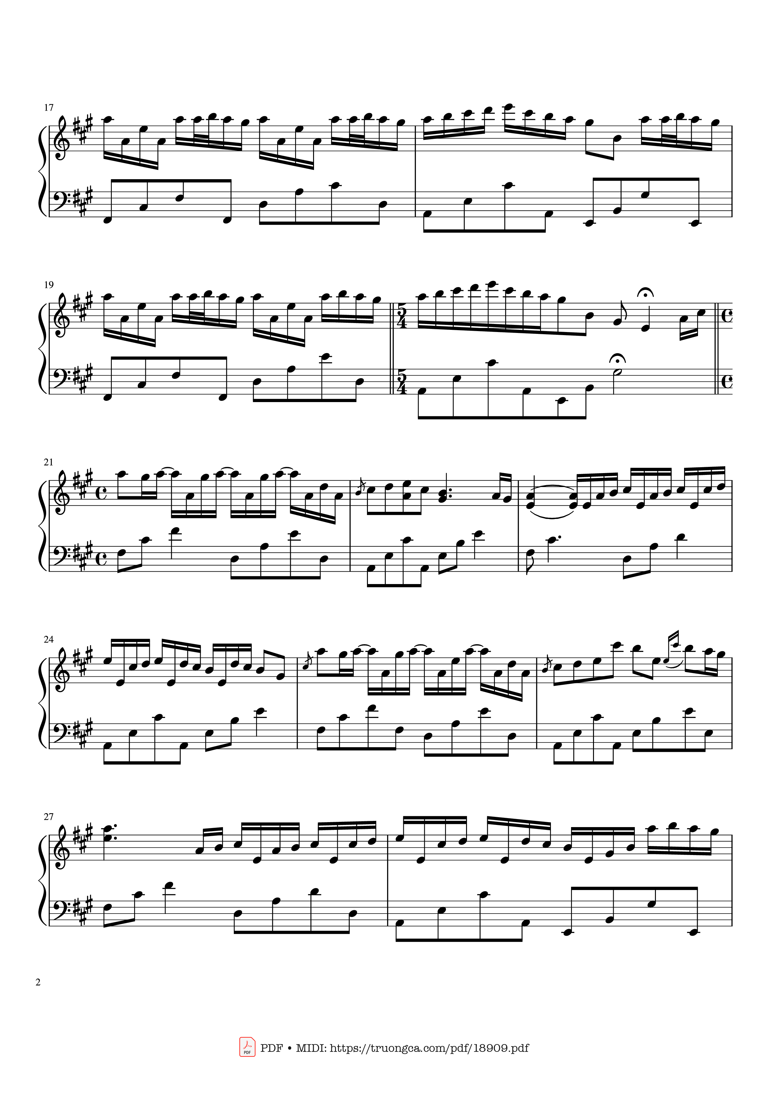 Page 2 of Sheet music PDF River Flows In You Yiruma Piano - Emmy langevin