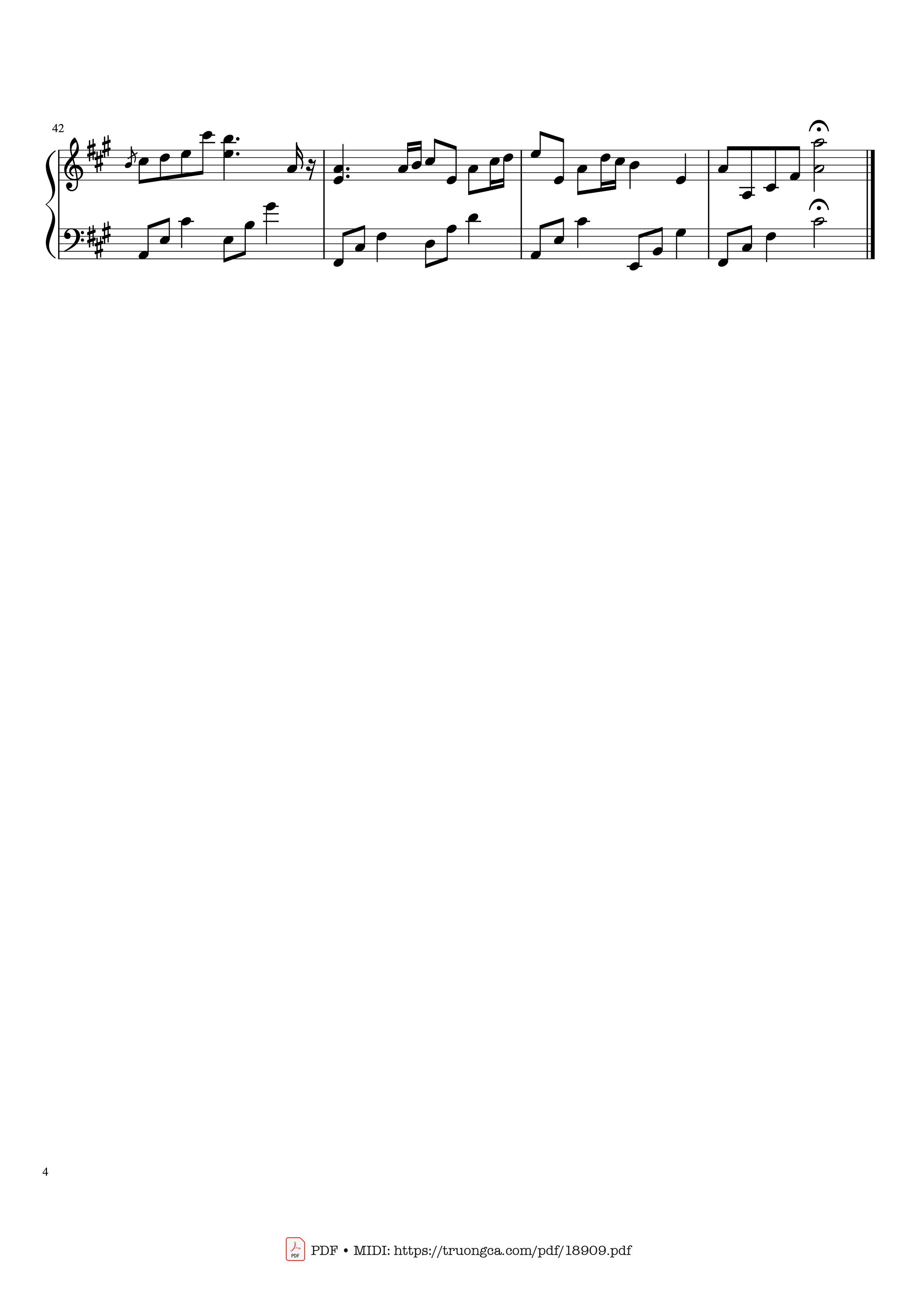 Page 4 of Sheet music PDF River Flows In You Yiruma Piano - Emmy langevin