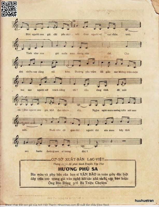 Page 3 of Sheet music PDF Đời con gái - Anh Việt Thanh