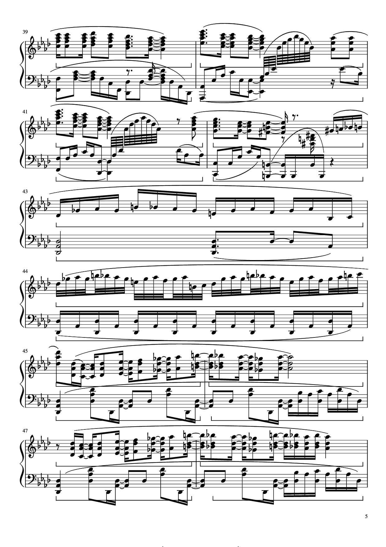 Page 5 of Sheet music PDF Piano Let It Go (Disney