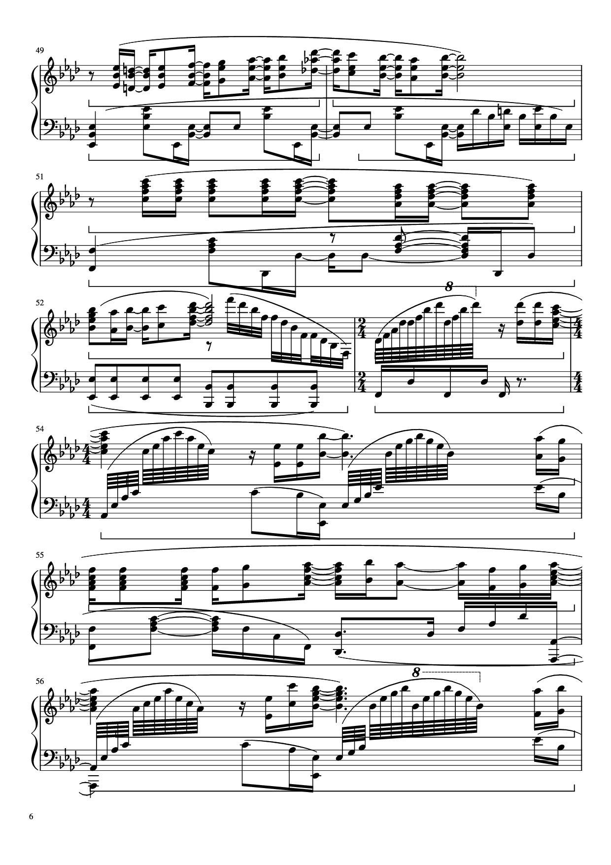 Page 6 of Sheet music PDF Piano Let It Go (Disney