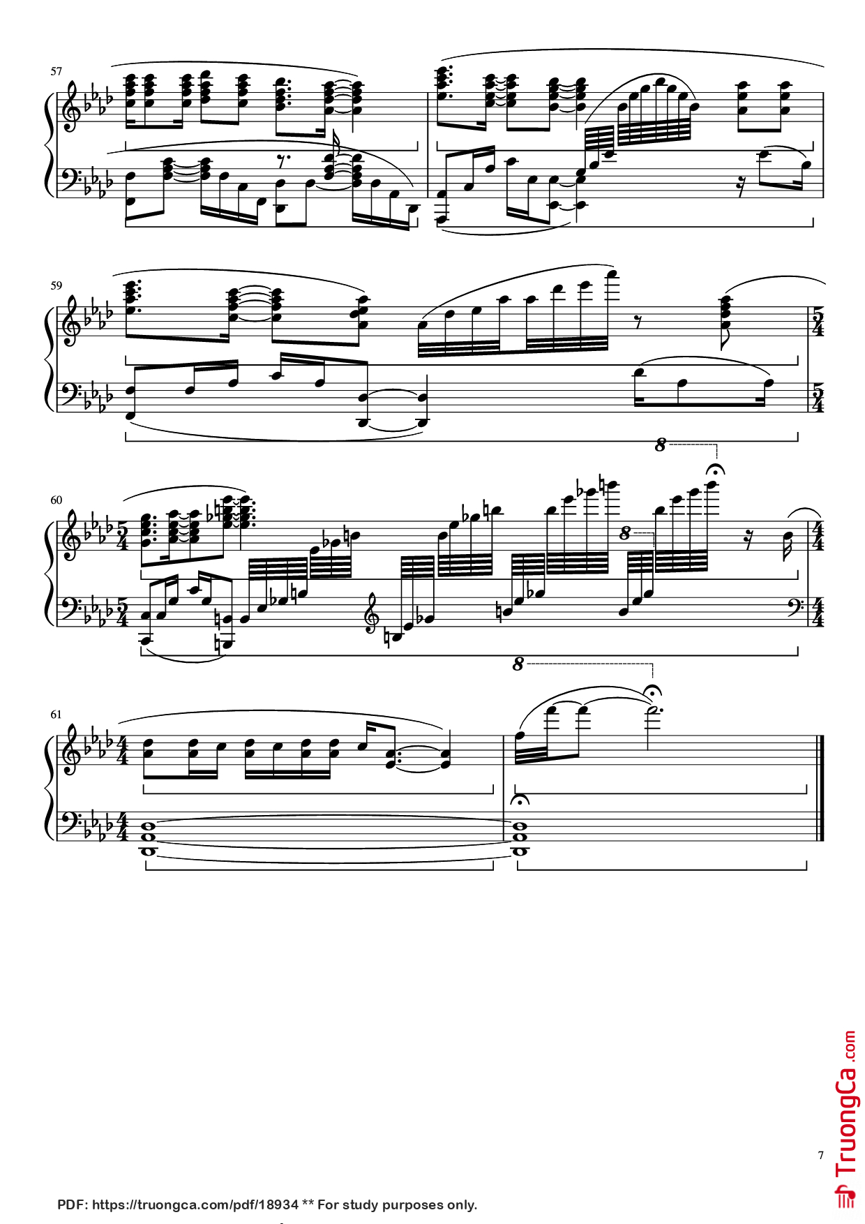 Page 7 of Sheet music PDF Piano Let It Go (Disney