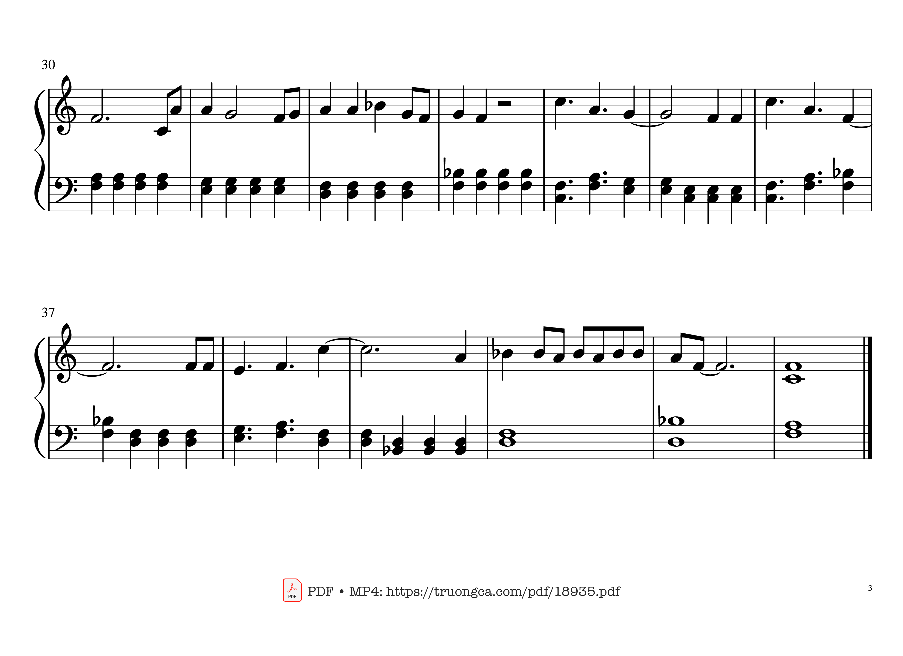 Page 3 of Sheet music PDF Piano Let It Go Piano (kid) - C. Beck