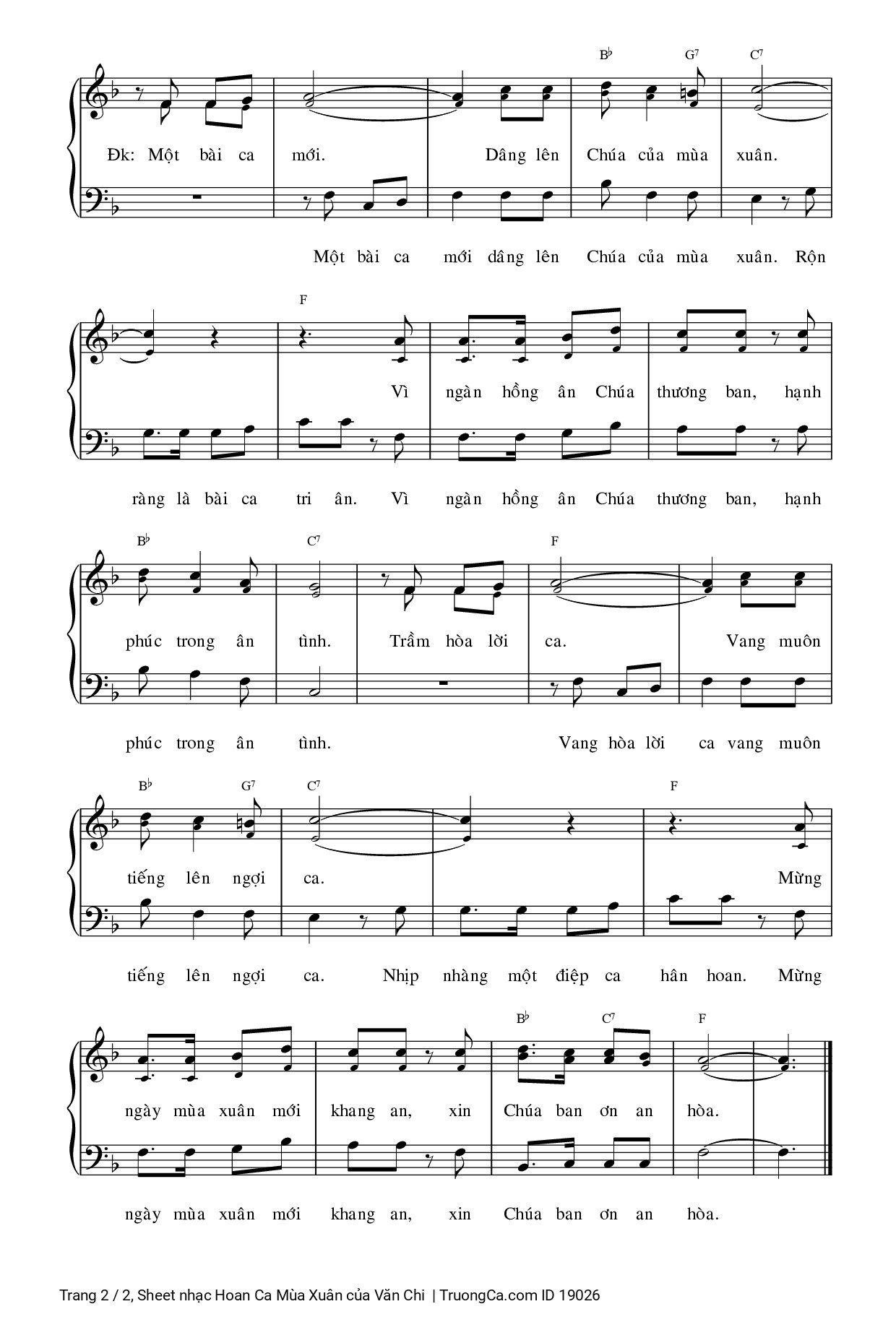 Xuân sang chim ríu rít khắp nơi hoa xuân tươi thắm muôn khung trời, Trang 4