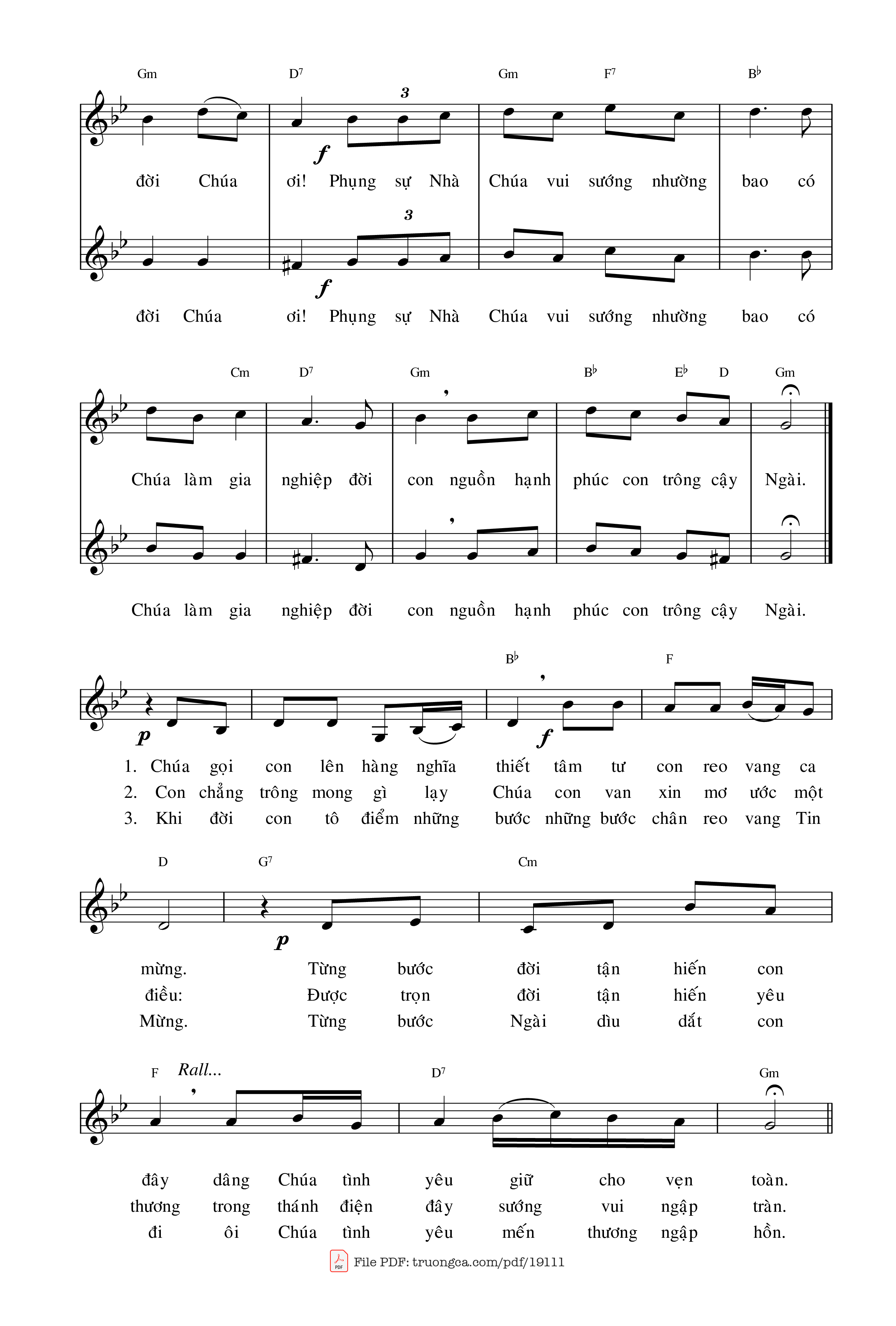 Page 2 of Sheet music PDF Ước Mơ đời Tận Hiến - Văn Chi
