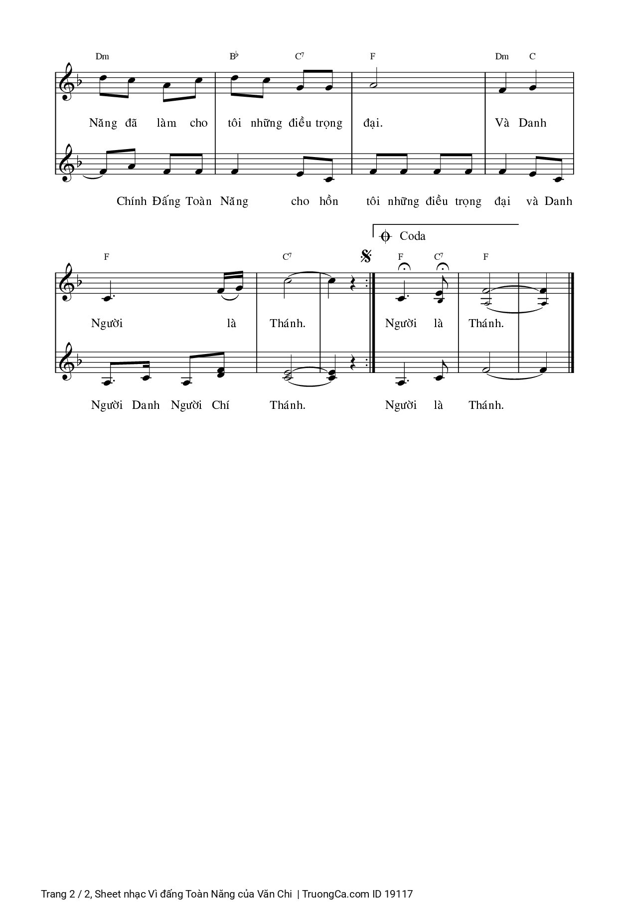 Linh hồn tôi tán tạ ơn Chúa Và tâm trí reo mừng hoan ca, Trang 4