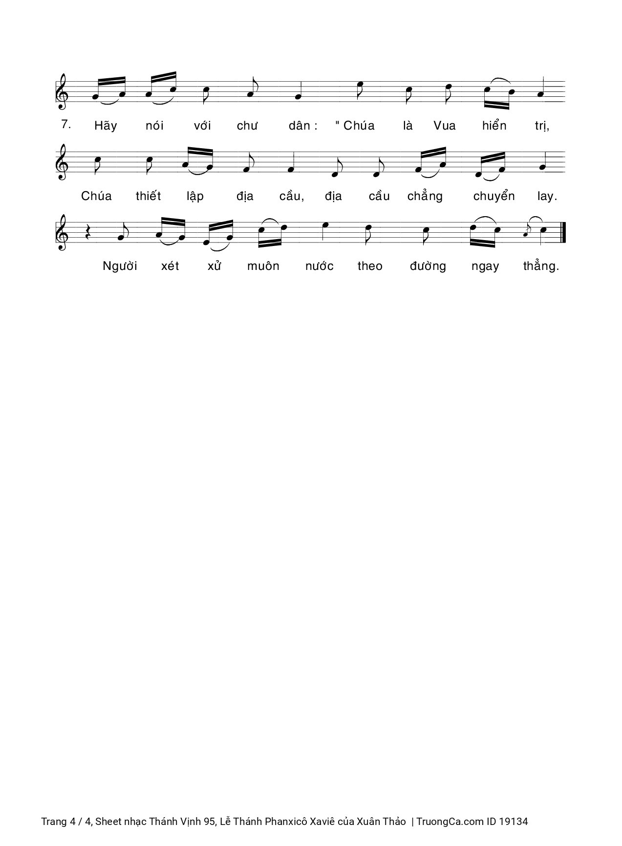 Hãy kể cho muôn dân biết Chúa thật là vinh hiển, Trang 8