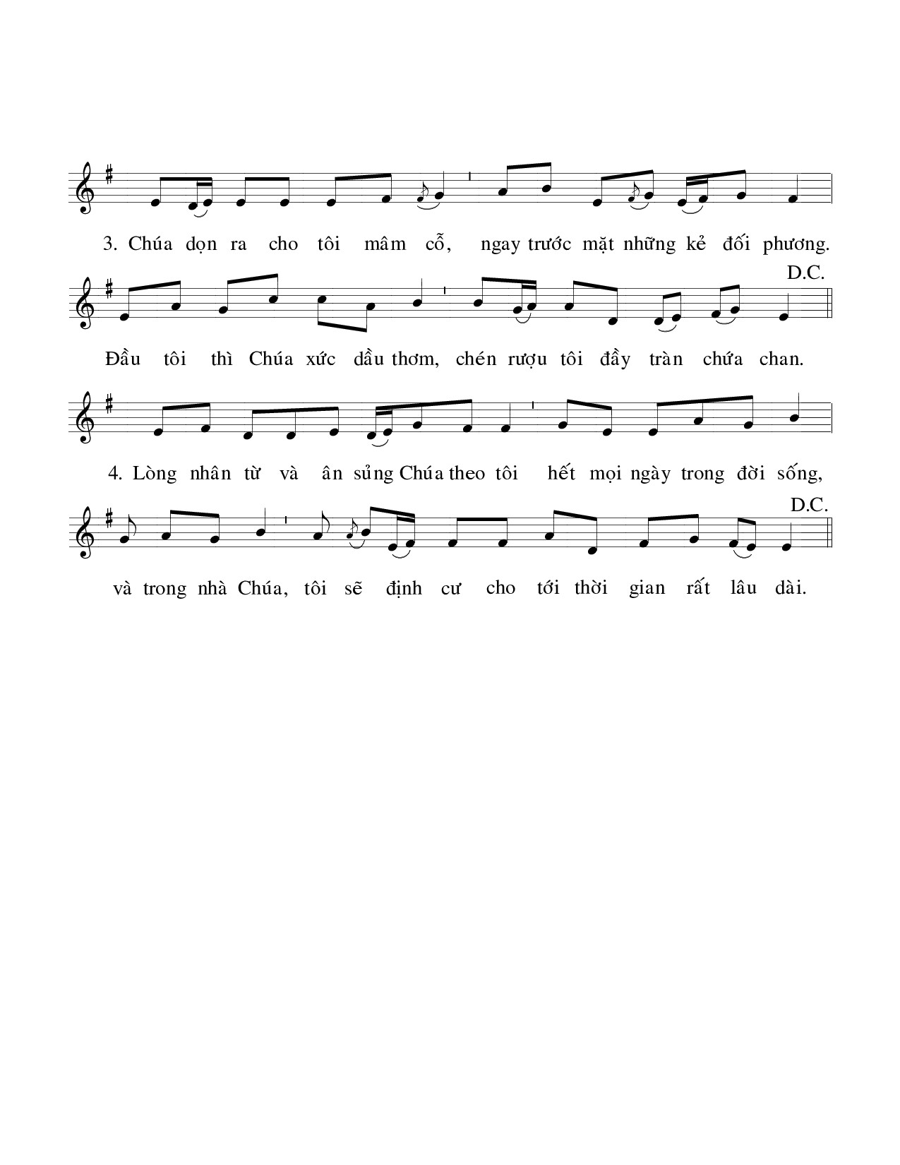 ca Chúa chăn nuôi tôi tôi chẳng thiếu thốn chi, Trang 10