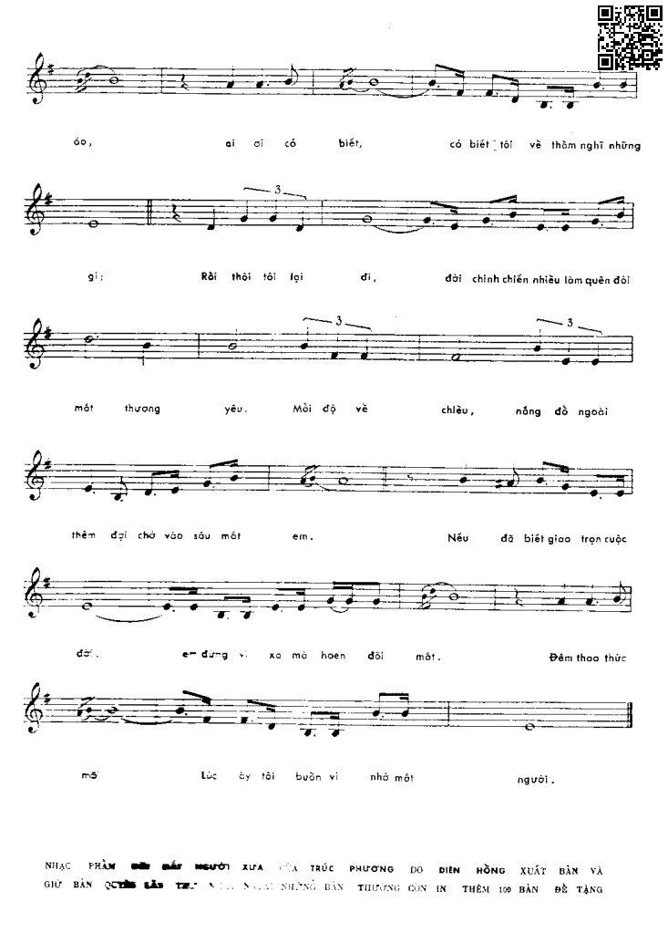 Page 2 of Sheet music PDF Đôi mắt người xưa - Trúc Phương