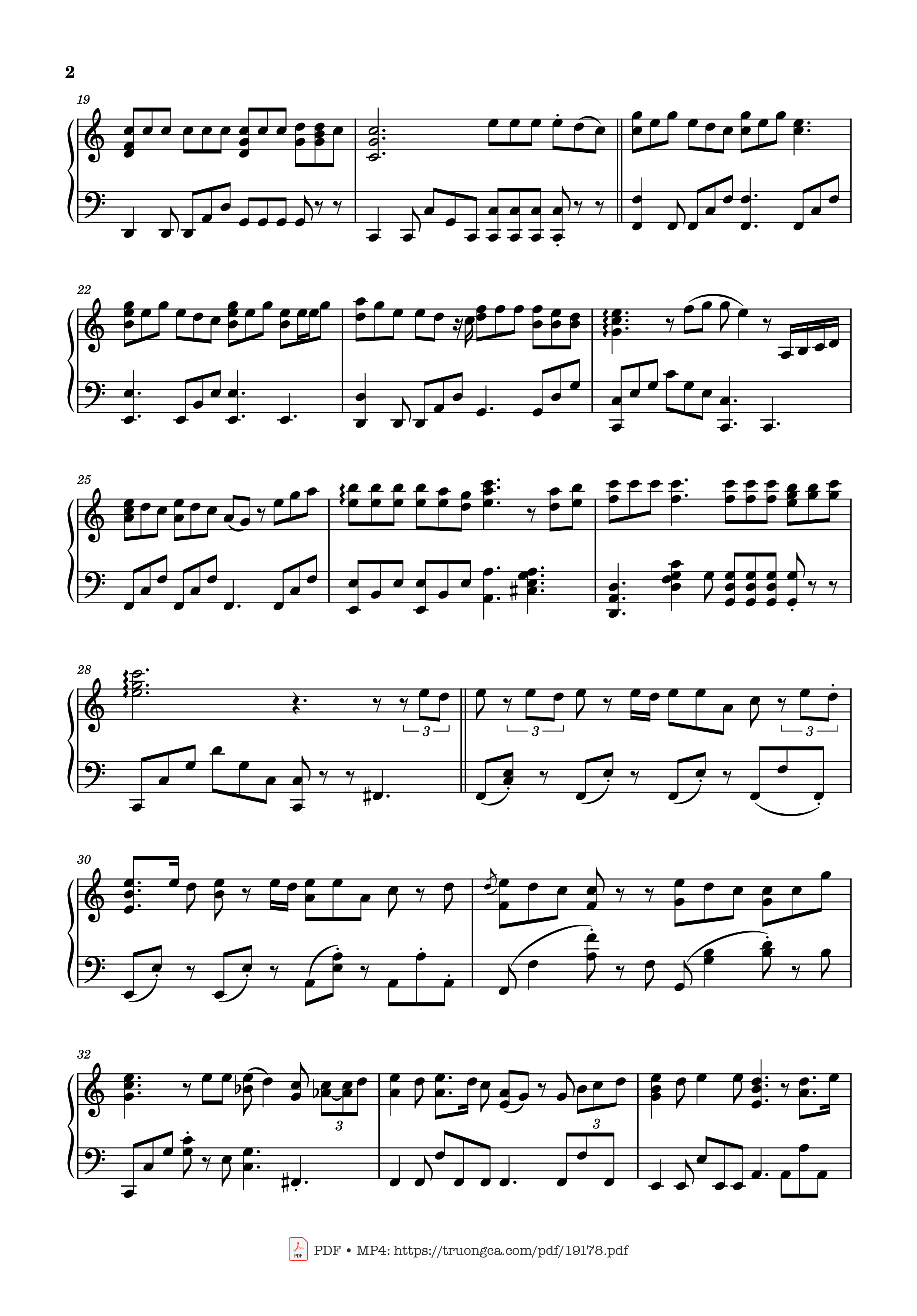 Page 2 of Sheet music PDF Chuyện Đôi Ta Sheet Piano - Emcee L