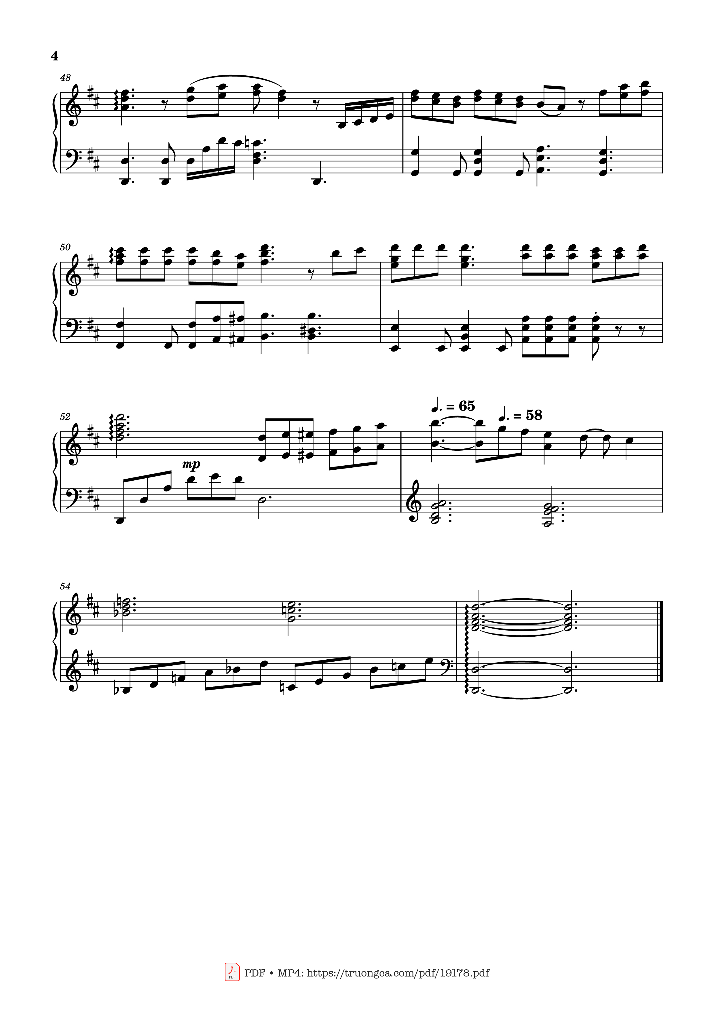 Page 4 of Sheet music PDF Chuyện Đôi Ta Sheet Piano - Emcee L