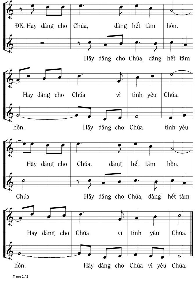 Chúa ngồi đối diện với hòm tiền Nầy đây dân chúng bỏ tiền vào hòm, Trang 2