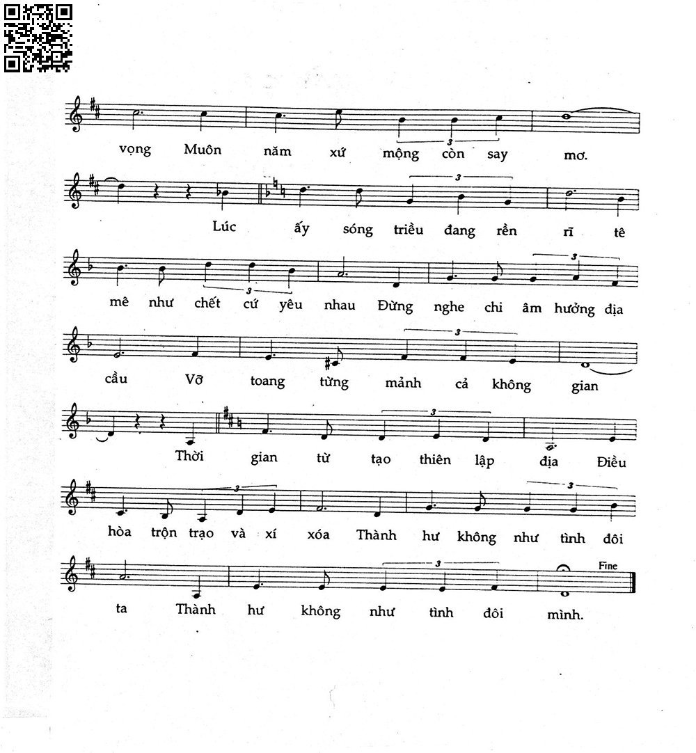 Page 2 of Sheet music PDF Đôi ta - Nguyễn Thanh Cảnh