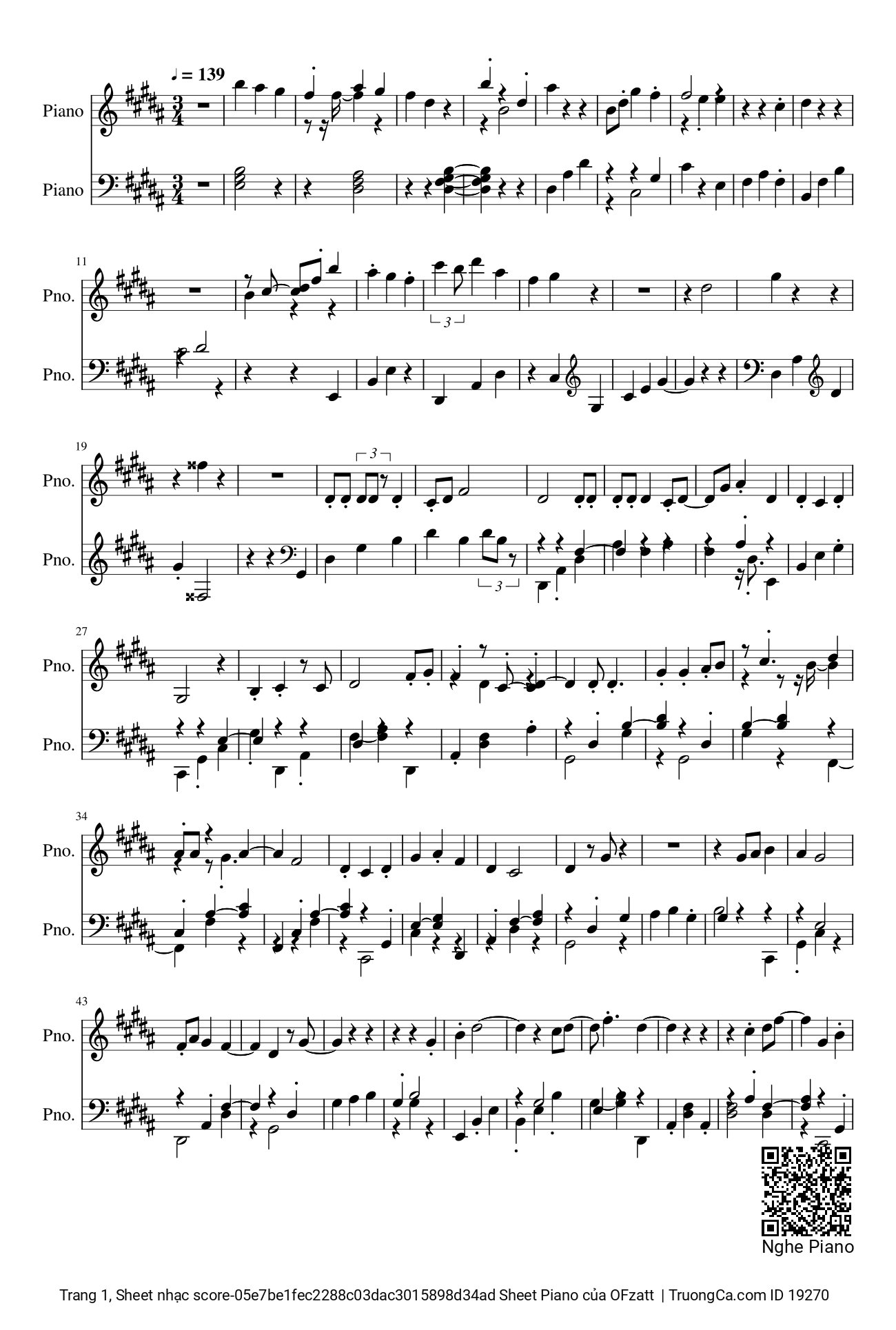 Sheet PDF of Có Tất Cả Nhưng Thiếu Anh Sheet Piano