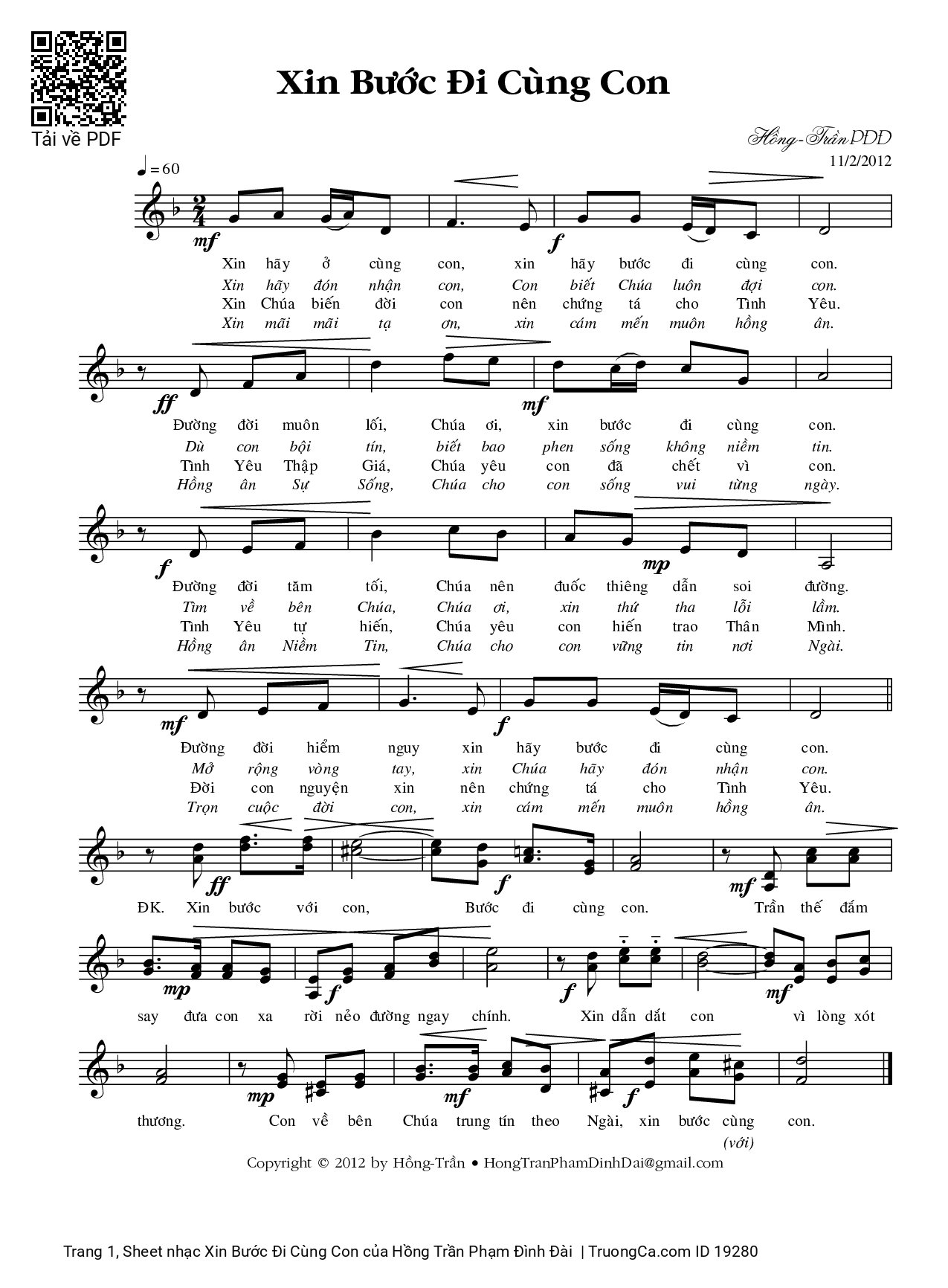 Xin Bước Đi Cùng Con