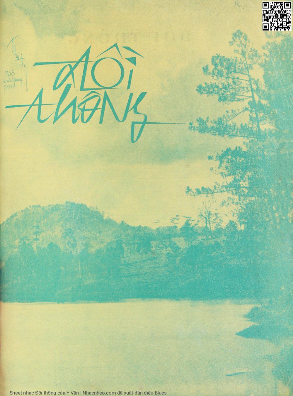 Page 1 of Sheet music PDF Đồi thông - Y Vân