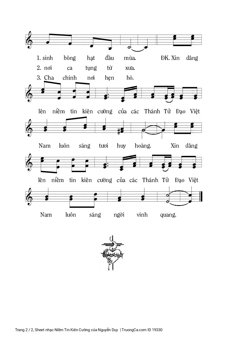 Xin dâng lên niềm tin của người dân Việt, Trang 2