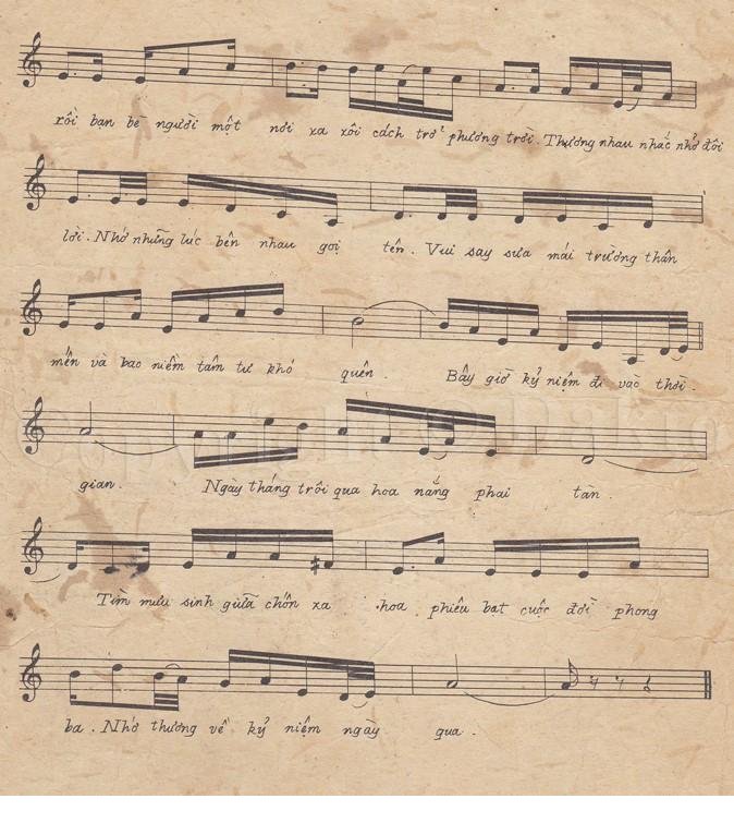 Quay về kỷ niệm lúc còn học sinh Tà áo trinh nguyên tô thắm sân trường, Trang 6