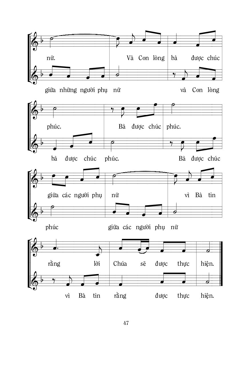 Page 2 of Sheet music PDF Thăm Viếng - Mi Trầm