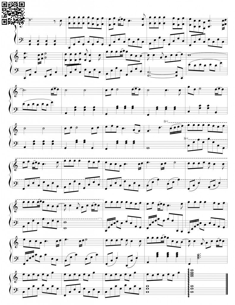 Page 2 of Sheet music PDF Đồng xanh - Dương Khắc Linh