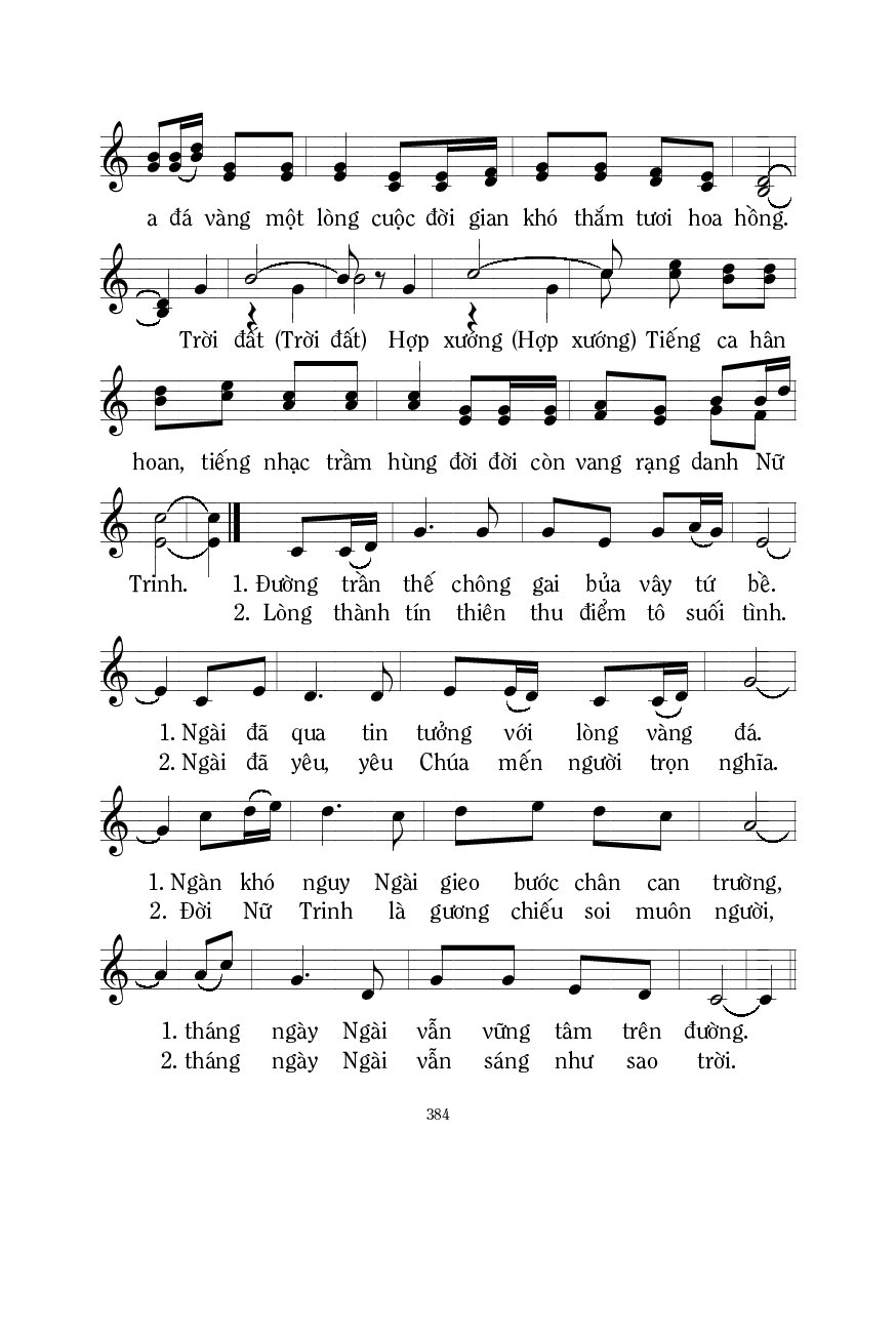 Page 2 of Sheet music PDF Bài Ca Cêcilia - Mi Trầm
