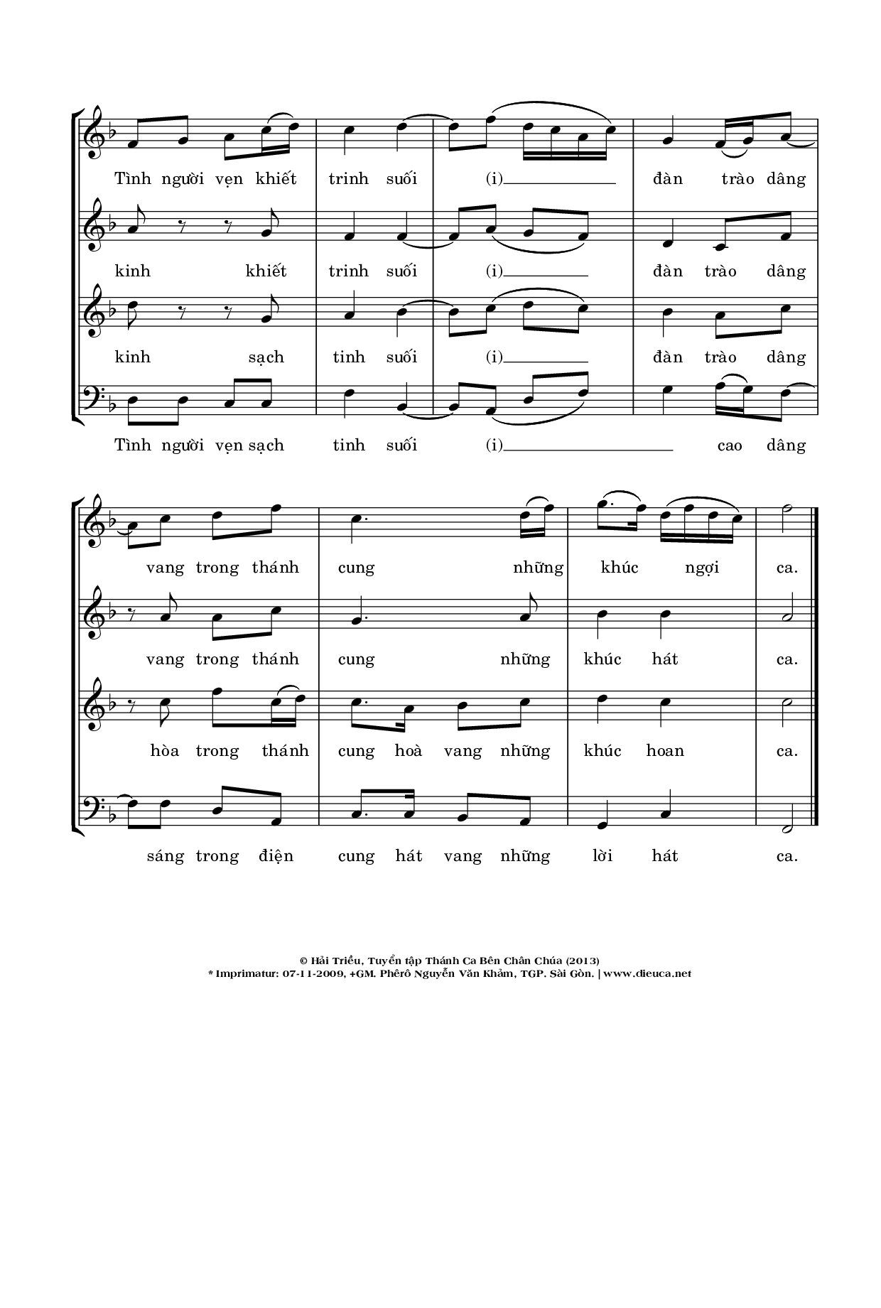 Page 3 of Sheet music PDF Cung Đàn Trinh Thánh - Hải Nguyễn