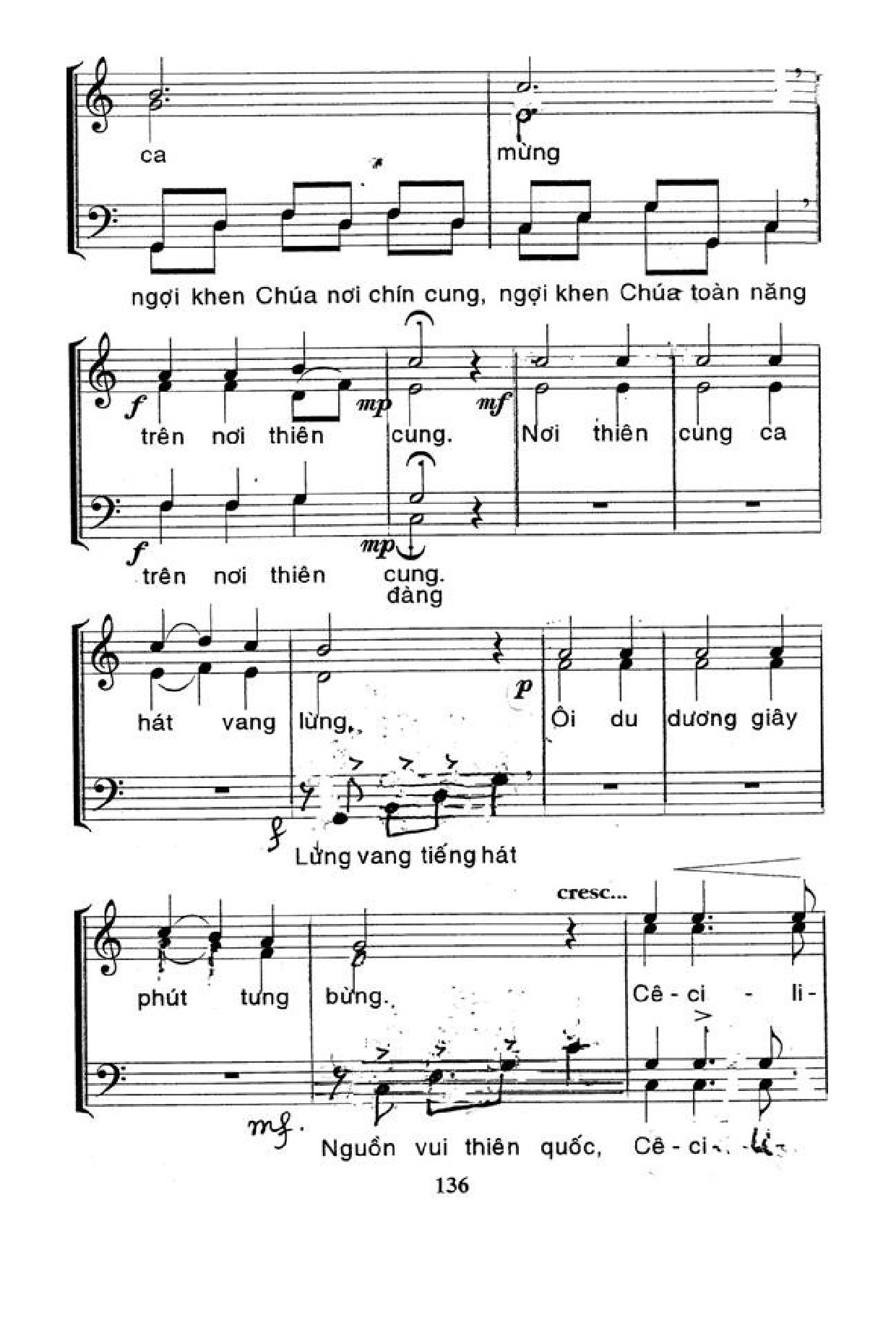Page 2 of Sheet music PDF Cêcilia, Nhạc Sĩ Thiên Thần - Xuân Thu