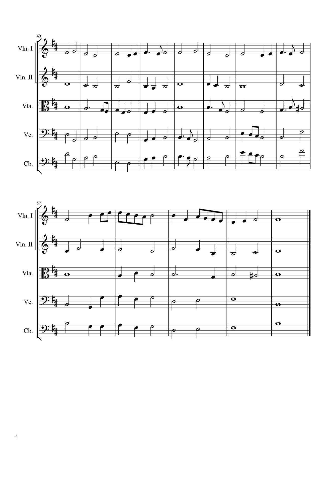 Page 4 of Sheet music PDF Anima Christi Sheet Violin - Agawozniak555