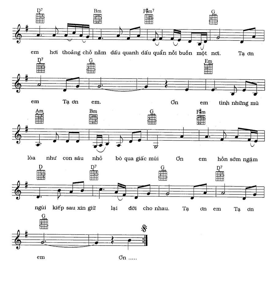 Page 2 of Sheet music PDF Giữ Đời Cho Nhau - Du Tử Lê