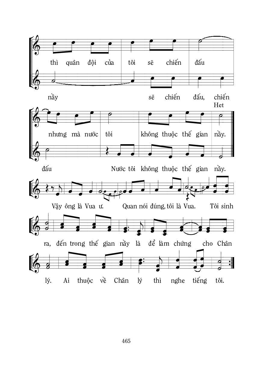 Page 2 of Sheet music PDF Vua Dân Do Thái - Mi Trầm