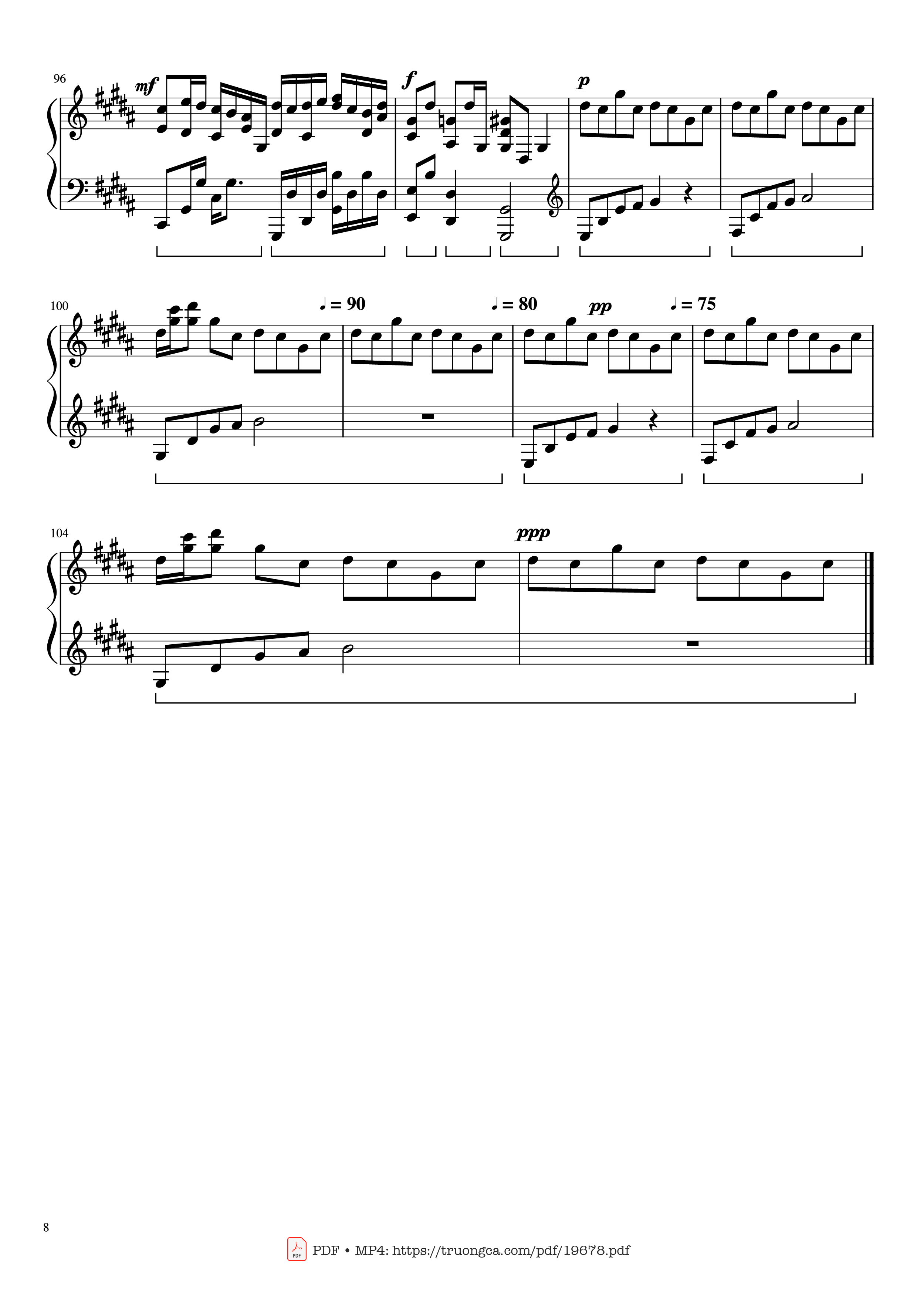 Page 8 of Sheet music PDF Flower Dance Sheet Piano - DJ Okawari